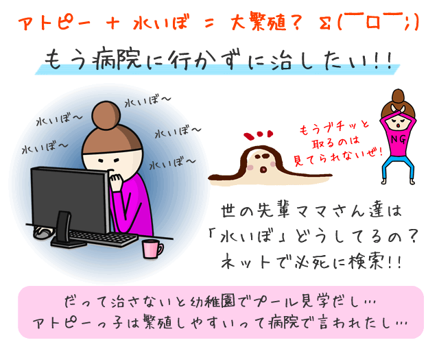 娘が水いぼになった2